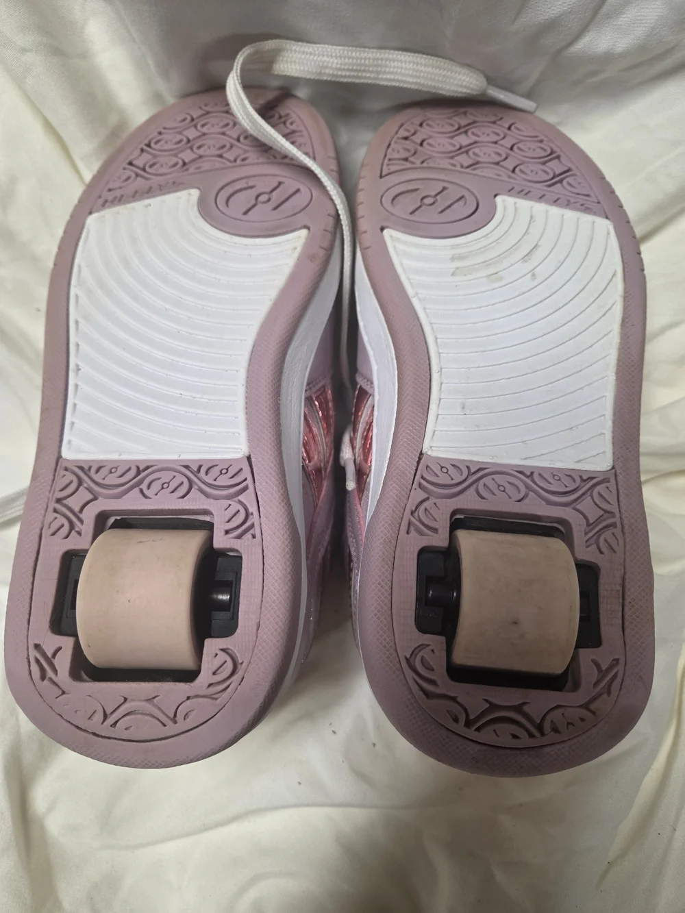 Reebok Heeleys Kids' Light Pink High-Top Sneakers